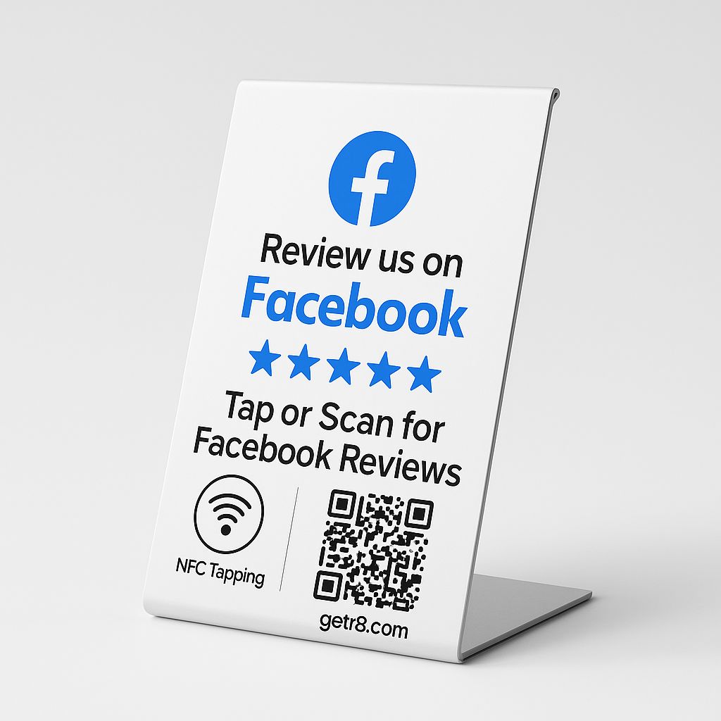 GetR8 Stand for Facebook Reviews and Followers