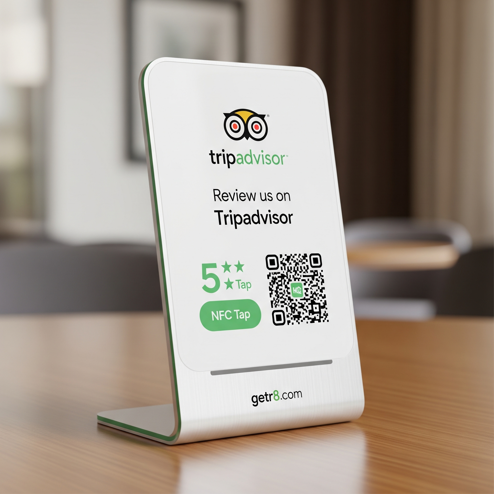 GetR8 Stand for TripAdvisor Reviews